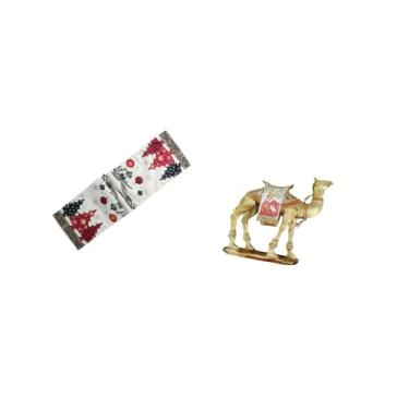 Imagem de Fenteer Caminho de Mesa Festivo de Inverno E Enfeite de para Decoração Sazonal de Festas. Toalha de Mesa Reutilizável para árvore de Natal E Estátua de