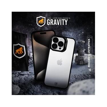 Imagem de Capa para iPhone 16 Plus - Gravity Preta - Gshield