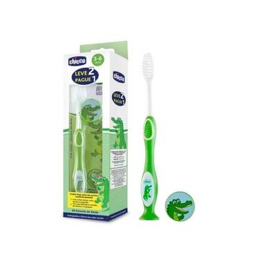 Imagem de Pack 2 Escovas Dentes 3-6 Anos Verde Chicco