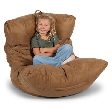 Imagem de Big Joe Cadeira Roma Bean Bag, camurça vintage sépia, 90 cm