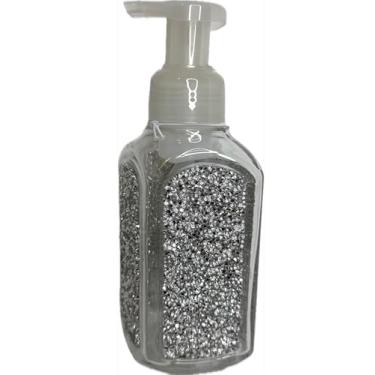 Imagem de Bath and Body Works — Dispensador de sabão para mãos espumante suave com joias falsas e diamantes