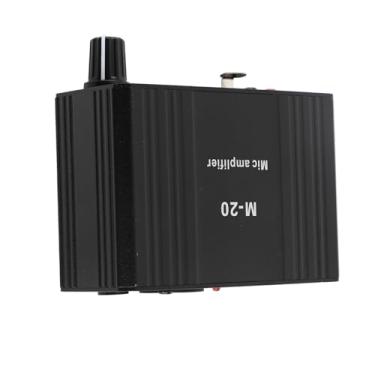 Imagem de Naroote Amplificador de Microfone Condensador Dinâmico Pré-amplificador de Microfone de Alto Ganho 48V Phantom Power XLR Pré-amplificador de de Saída, Design de Ruído Ultrabaixo, Podcasting e