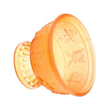 Imagem de PRETYZOOM Oferta doméstica de vidro delicado para adoração de copos para ofertas de água presente para praticantes de budismo design elegante