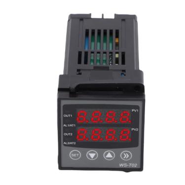 Imagem de Sanpyl Controlador de Temperatura PID de Autoajuste Profissional Com Controle Rápido de Temperatura e Pequeno Overshoot, Adequado para Vários Dispositivos, Tipo WS-T02-1