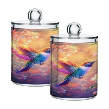 Imagem de Qilmy Pacote com 2 unidades de suporte de ponta de flor para boticário, frascos de boticário de 400 ml, vasilha organizadora de banheiro, cotonetes, bolas de algodão, almofadas cosméticas, irrigadores