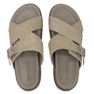 Imagem de Sandália Masculina Democrata Casual Dock Couro Durável Confortável 554101-Masculino