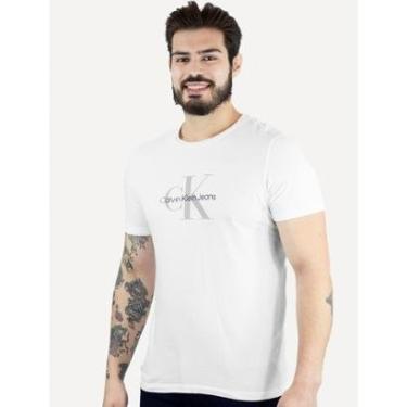 Imagem de Camiseta Masculina Reissue Calvin Klein Jeans Branca-Masculino