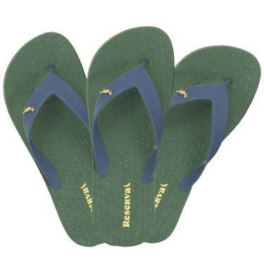 Imagem de Kit 3 Chinelo Masculino Reserva Go Casual Borracha Premium 750040738 Cor:;Tamanho:45-46-Masculino