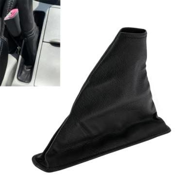 Imagem de Fouedy Capa de freio de mão de couro PU para para-yo-ta Coro-lla 2007 2008 2009 2010 2011 2012 2013 (tampa de freio de mão)