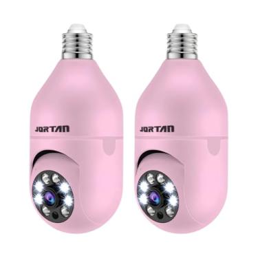 Imagem de ANJ.GG, Câmera de Segurança Interna/Externa, Estilo Domo, 720p/1080p, Áudio 2 Vias, Monitoramento Bebê/Pet/Segurança, O19-rosa*2, Wi-Fi/Bluetooth, Visão Noturna, AC/DC, Wi-Fi, Controle por App