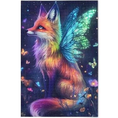 Imagem de Quebra-cabeças engraçados adultos fofos quebra-cabeça 1000 peças arte animal impressão única divertido brinquedo adulto personalizado elefante branco presentes de festa, 75 cm x 50 cm