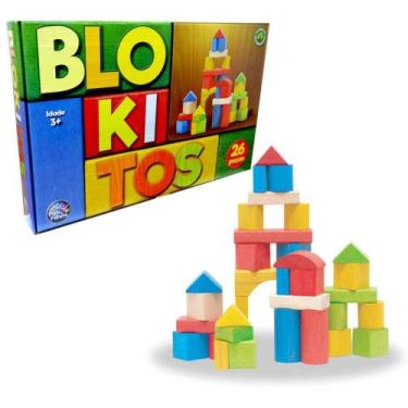 Imagem de Brinquedo para Montar Blokitos de Madeira 26 Peças