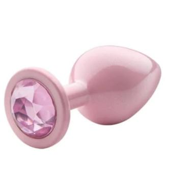 Imagem de Plug Anal 6,8 x 3,2cm Com Pedra Tamanho P Acessório Estimulador Anal Brinquedo Erótico 271