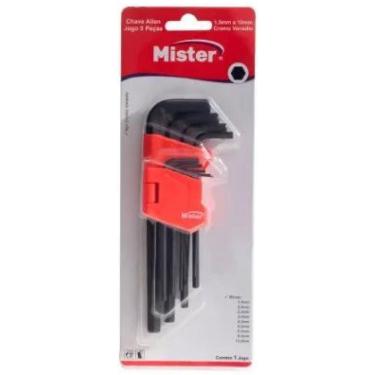 Imagem de Jogo Chave Allen Mister Longa 9 Peças 1,5Mm À 10,0Mm