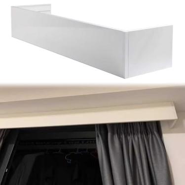 Imagem de Cortina blackout montada no teto/parede, painel decorativo, sem trilhas, comprimento ajustável de 1 a 6 m (200 cm) para janelas