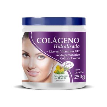 Imagem de Colageno em po health labs 250g abacaxi c hortela