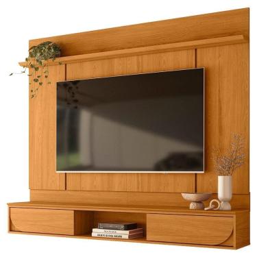 Imagem de Painel Suspenso Para Tv 65 Pol Aura 2 Portas Deslizantes 182 Cm Cinamomo Madetec Cinamomo