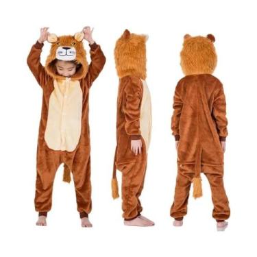 Imagem de Pijama De Inverno Para Crianças Dalmata Panda Dinossauro Unicórnio Kig