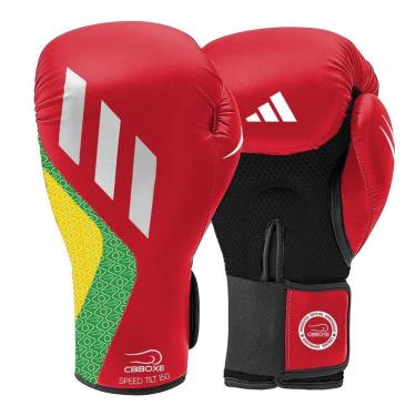 Imagem de Luva de Boxe adidas em PU Speed TILT 150 CBBOXE Brasil-Unissex