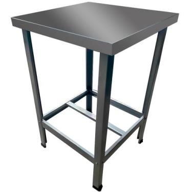 Imagem de Mesa de Manipulação Inox Slim Cefaz 55x55cm Msis-11