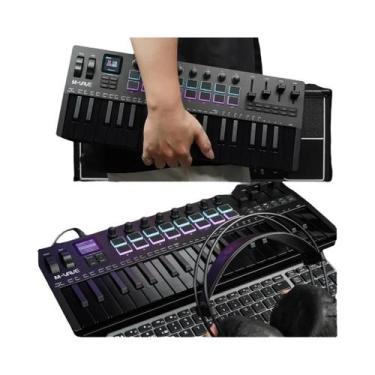 Imagem de Controlador MIDI De 37 Teclas Com Sintetizador Integrado, 16 Pads RGB 