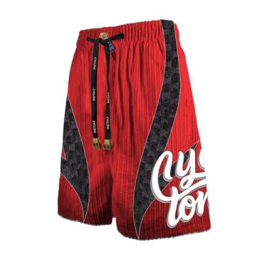 Imagem de (LANÇAMENTO) Bermuda Cyclone Veludo Recorte Skywave, Vermelho, 3G