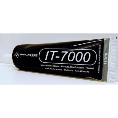 Imagem de Cola Adesiva Reparo Celular Preta It-7000 110ml Implastec