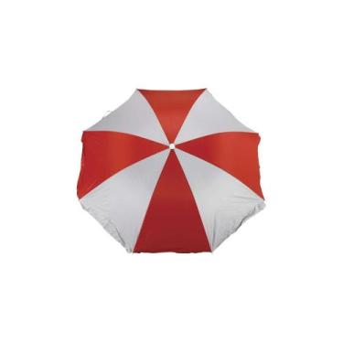 Imagem de Guarda Sol Mor Vermelho/Prata 1,80Mx2M