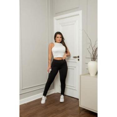 Imagem de Calça Legging Flanelada Feminina Preta-Feminino