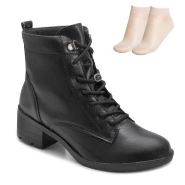 Imagem de Bota Coturno P Via Marte VM26-00200, Preto, 39