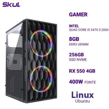 Imagem de Computador 5000 Quad Core I5 3470 3.20GHZ 8GB DDR3 SSD 256GB NVME RX 5