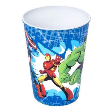 Imagem de Copo Infantil do Capitão América Marvel 320ML Plasútil