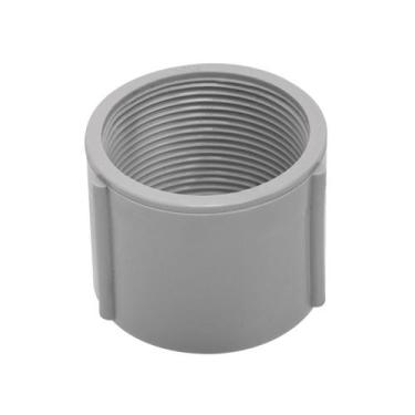 Imagem de Luva Eletrotel Pvc Roscavel 1/2 Pol Cinza Hidrossol