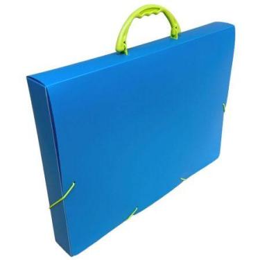 Imagem de Maleta com alça Dellofine ofício Full Color Azul 2164.C - Dello