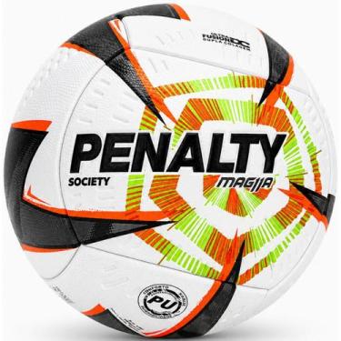 Imagem de Bola Society Penalty Mag11a R2 Jogo Competição, Verde, Laranja