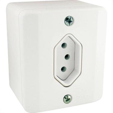 Imagem de Sist X Radial Branco 1Tomada 20A C/Caixa 1902114