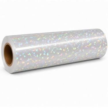 Imagem de BOPP Holográfico Diamante para Laminação a Quente Filme 25 Micras Bobi