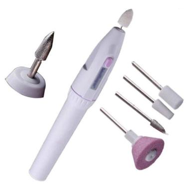 Imagem de Lixa Unha Elétrica Multiuso Profissional Mão Pé Manicure