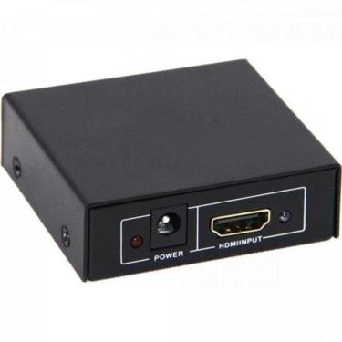 Imagem de Divisor Hdmi 1 Entrada X 2 Saidas Preto Storm