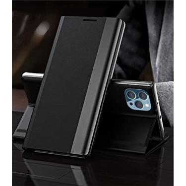 Imagem de Capa para iPhone 14 11 Pro Max 12 13 Mini XS XR SE 2020 6S 7 8 Plus Carteira de Luxo Suporte para Livro Capa para Telefone Capa Magnética Preto para iPhone 13