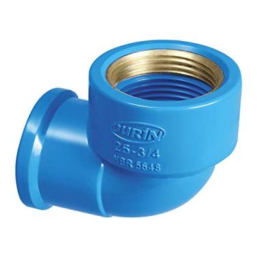 Imagem de Joelho Lr Azul Com Bucha De Latã 25 X 1/2" Durín