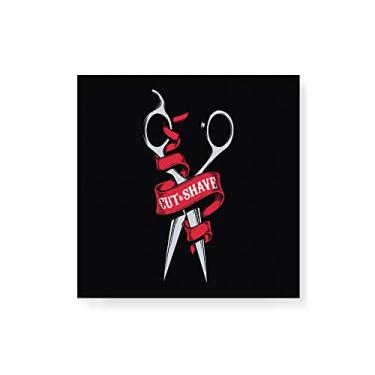 Imagem de Arte Maníacos Quadro Decorativo em Tela Canvas Tesoura de Cortar Cabelo - 30x30cm