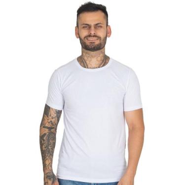 Imagem de Camiseta Masculina Básica Algodão C/ Elastano Cotton Premium - Kohmar