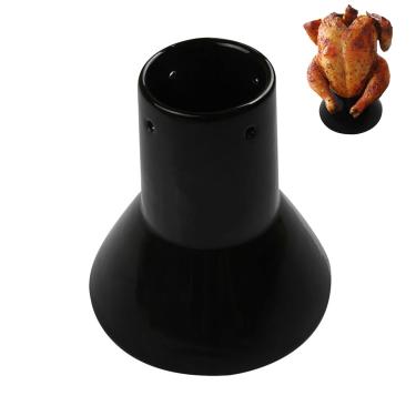 Imagem de Rack grande de cerâmica para peru e frango grande, suporte de lata de cerveja, vaporizador vertical de cerâmica para aves, acessórios de churrasco de cerâmica antiaderente para grelhar como Kamado,