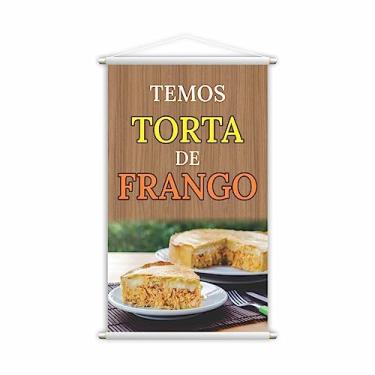 Imagem de Banner Torta de Frango Comida Lanche Restaurante Grande