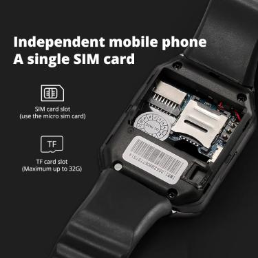 Imagem de Original DZ09 Bluetooth Smart Watch  dispositivos wearable  relógio de pulso para iPhone  Android