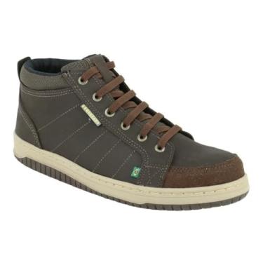 Imagem de BOTA DE SEGURANÇA ECOSAFETY UB370-AP-068 BICO DE PVC COURO LISO CAFÉ C.A 46121 Tamanho:39