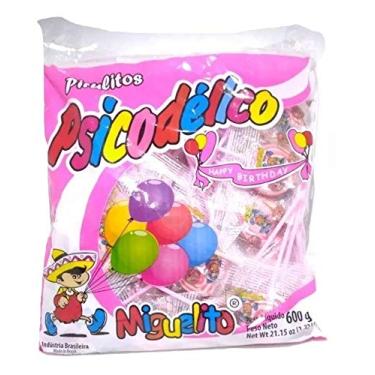 Imagem de Pirulito Psicodélico Rosa 600gr - Miguelito