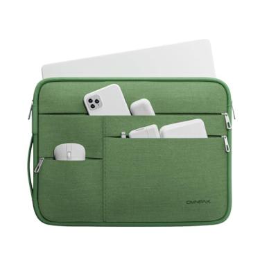 Imagem de Capa para MacBook de 13 polegadas Omnpak compatível com MacBook Pro 2021 de 14,2 polegadas (A2442/M1 PRO)/MacBook Air 13 M1/MacBook Pro 13 M1, bolsa de transporte impermeável para laptop com alça