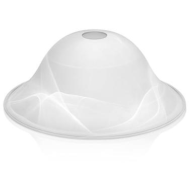 Imagem de Huquary Abajur para lâmpadas de chão 30,5 x 11,92 x 4,65 cm lâmpada de vidro antigo branco